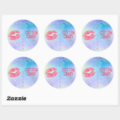 Productlabel voor pasta Shimmer Lip Scrub Ronde Sticker (Vel)