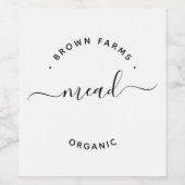 Productlabel Wijn Etiket (Enkel label)