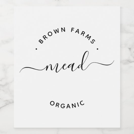 Productlabel Wijn Etiket (Enkel label)