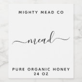 Productlabel Wijn Etiket (Enkel label)