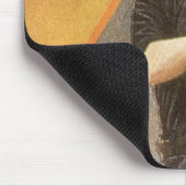  productlabelkunst, Boston Garter voor sokken Muismat (Hoek)