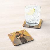  productlabelkunst, Boston Garter voor sokken Onderzetter (Rechterzijde)