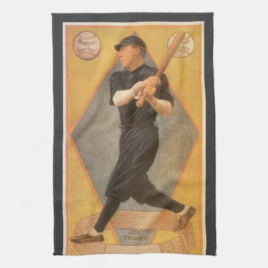  productlabelkunst, Boston Garter voor sokken Theedoek (Verticaal)