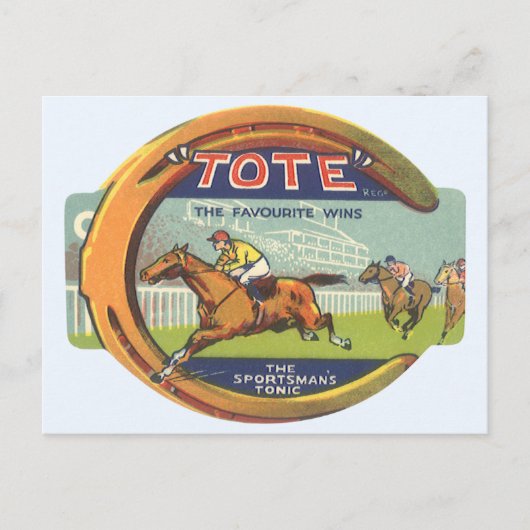  productlabelkunst, Tas Sportman's Tonic Briefkaart (Voorkant)