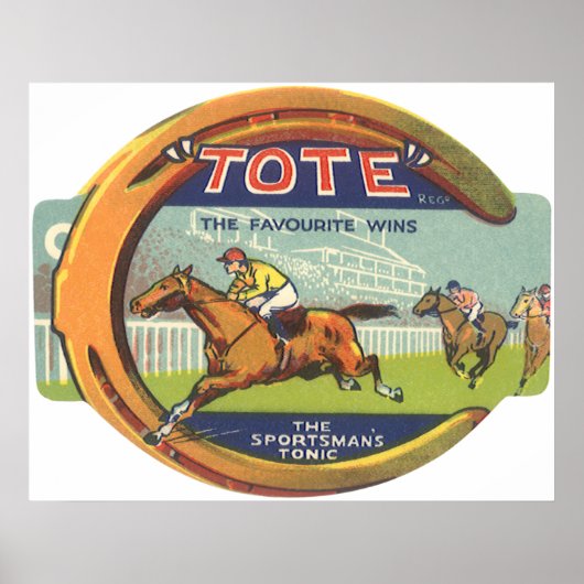  productlabelkunst, Tas Sportman's Tonic Poster (Voorkant)
