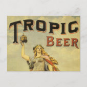 productlabelkunst, Tropische bier Gladiator Briefkaart (Voorkant)