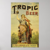  productlabelkunst, Tropische bier Gladiator Poster (Voorkant)