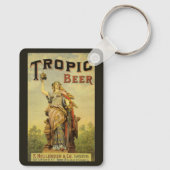 productlabelkunst, Tropische bier Gladiator Sleutelhanger (Achterkant)