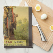  productlabelkunst, Tropische bier Gladiator Theedoek (Quarter Fold)