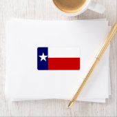 Productlabels Texas Lone Star Flag State Design Etiket (Insitu)