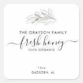 Productlabels Vierkante Sticker (Voorkant)