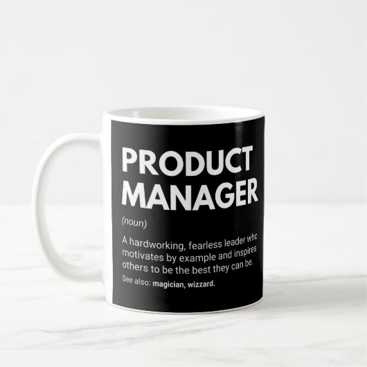 Productmanager Inspirerend Werk Definitie Koffiemok (Links)