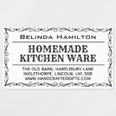 Productnaam en beschrijving op etiket labels (Design 2)