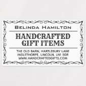 Productnaam en beschrijving op etiket labels (Design 2)