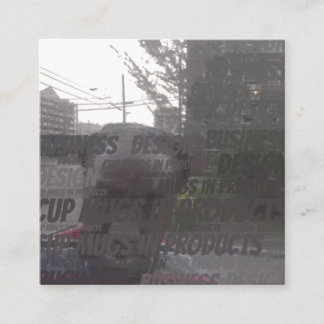 Productontwerp Vierkante Visitekaartje