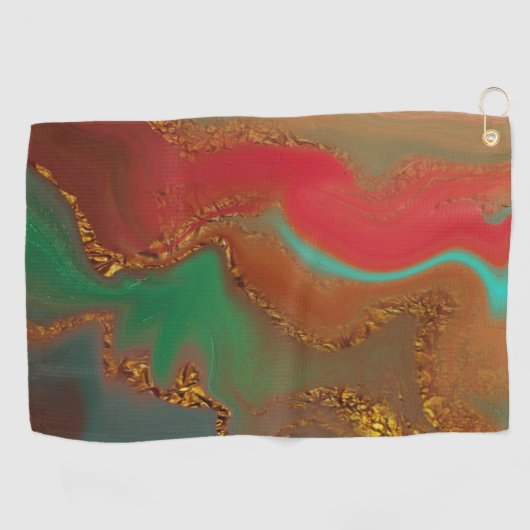 Productpatroon abstract. golfhanddoek (Horizontaal)