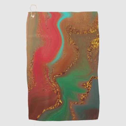 Productpatroon abstract. golfhanddoek (Voorkant)