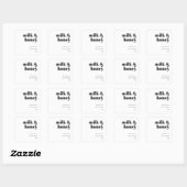 Productstickers Vierkante Sticker (Vel)