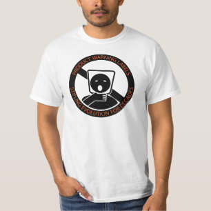 Productwaarschuwingslabels T-shirt