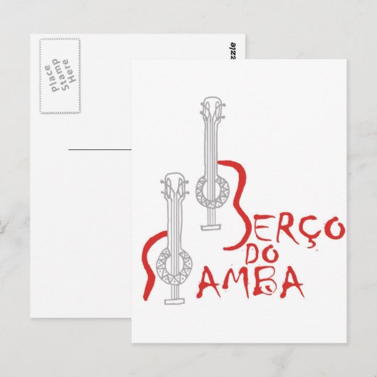 Produtos Berço do Samba Briefkaart (Voorkant / Achterkant)