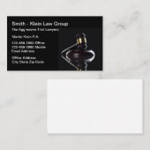 Proef Advocaat Upscale bewerkbare Visitekaartjes (Voorkant / Achterkant)