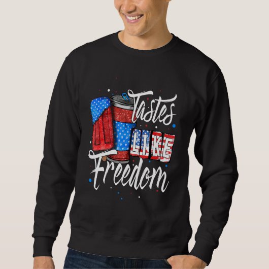 Proef als Freedom 4th of July Patriotic Ice Crea Trui (Voorkant)