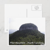 Proef Berg - Noord-Carolina Briefkaart (Voorkant / Achterkant)