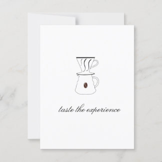 Proef de ervaring briefkaart