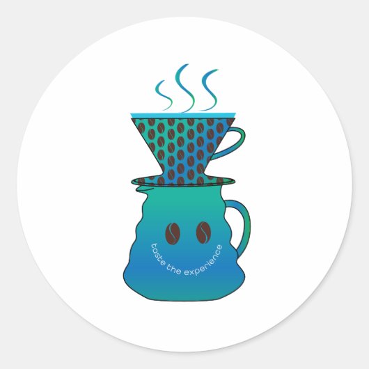 Proef de ervaring ronde sticker (Voorkant)