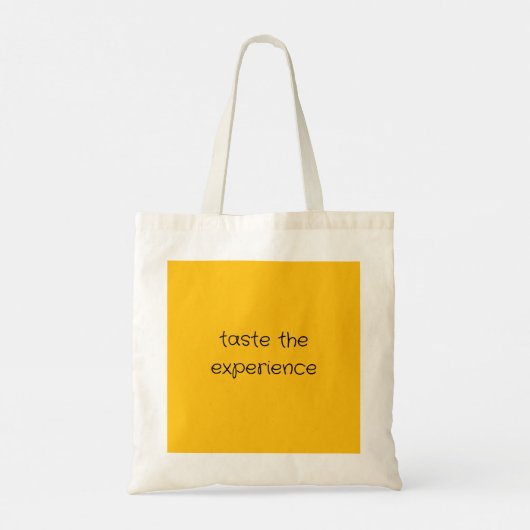 Proef de ervaring tote bag (Achterkant)
