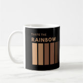 Proef de Rainbow Coffee Mok (Links)