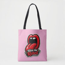 👅🔥 Proef de Rebel – Krachtige Grafische Tote Tas