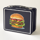 Proef de regenboog: Bursting Burger Lunch Box (Achterkant)