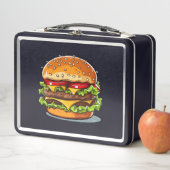 Proef de regenboog: Bursting Burger Lunch Box (In situ)
