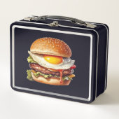 Proef de regenboog: Bursting Burger Lunch Box (Voorkant)