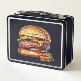Proef de regenboog: Bursting Burger Lunch Box