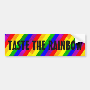 Proef de Regenboog LGBT bumpersticker