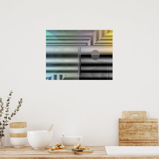 Proef en fout poster (Keuken)