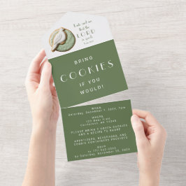 Proef en zie dat de Heer goed is | koekjesuitwisse All In One Uitnodiging