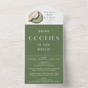 Proef en zie dat de Heer goed is   koekjesuitwisse All In One Uitnodiging