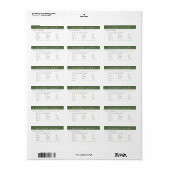 Proef en zie dat de Heer goed is | koekjesuitwisse Etiket (Full Sheet)