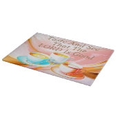 Proef en zie dat de Heer goed is, roze Snijplank (Hoek)