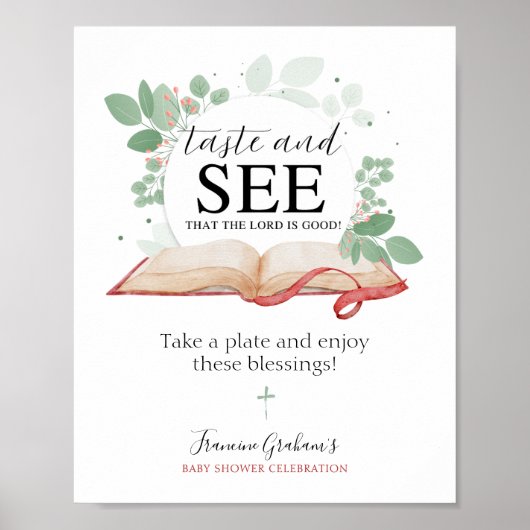 Proef en zie dat de Heer goed voedsel is ( Poster (Voorkant)