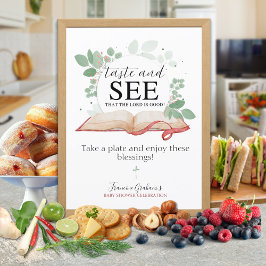 Proef en zie dat de Heer goed voedsel is ( Poster