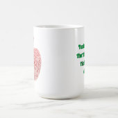 Proef en zie de Vrucht van de Geest Koffiemok (Center)