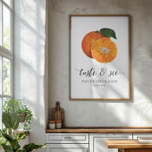 Proef en zie  Sinaasappels Bijbelkunst Print