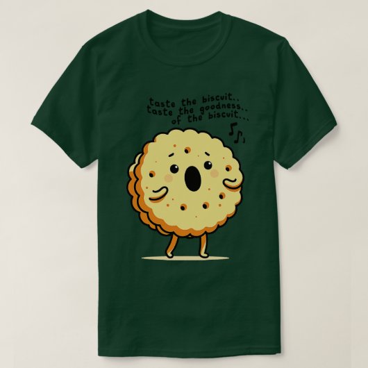 Proef het Biscuit meme ontwerp T-shirt (Design voorkant)