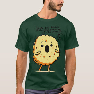 Proef het Biscuit meme ontwerp T-shirt