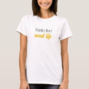 Proef het zoete leven Boba Tea Happy Indulgence T-shirt