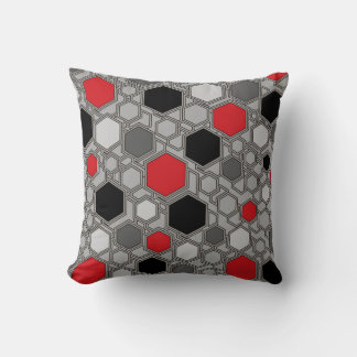 Proef in moderne geometrische abstracte stijl kussen